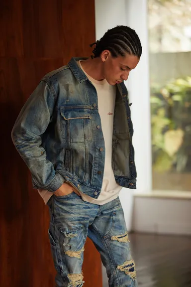 LOOK02-デニムセット