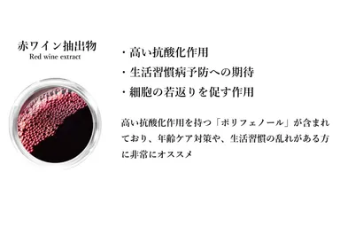 赤ワイン抽出物