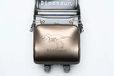 ダイナソー恐竜ランドセル前ポケットティラノサウルスの全身骨格