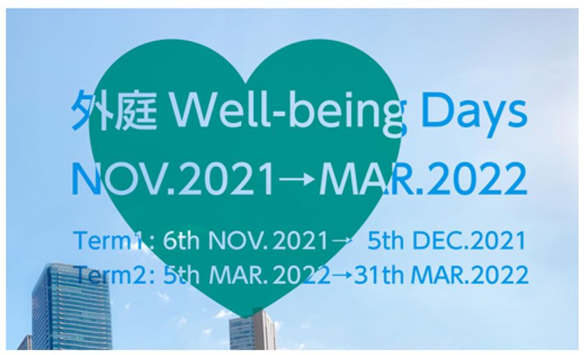 「みどり」のリビングラボプロジェクト 
「外庭Well-being Days」 ターム2実施決定