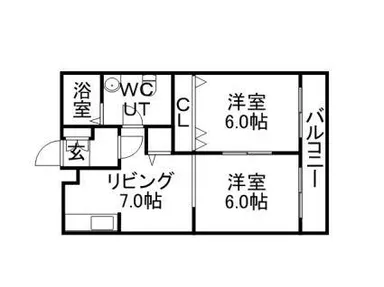アップライズ平和　間取り