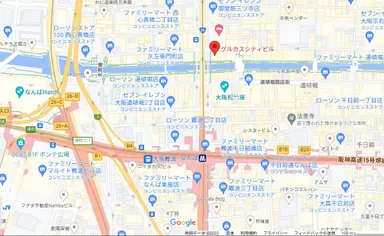 LEE MART御堂筋店　マップ