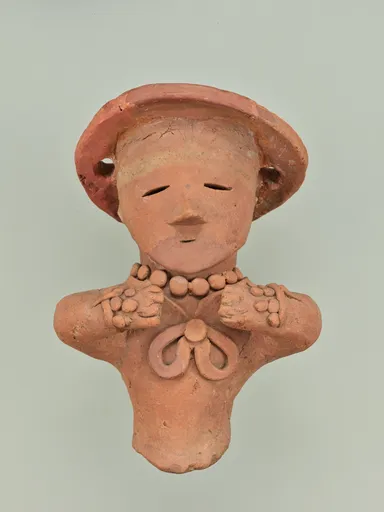 埴輪 童女　古墳時代・6世紀　栃木県足利市 熊野山古墳群出土　山田宗治氏他寄贈　東京国立博物館蔵