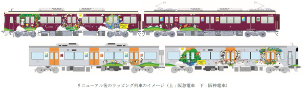 特別企画列車 Sdgsトレイン 未来のゆめ まち号 のデザインをリニューアルします 阪急阪神ホールディングス株式会社のプレスリリース
