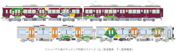 特別企画列車 Sdgsトレイン 未来のゆめ まち号 のデザインをリニューアルします 阪急阪神ホールディングス株式会社のプレスリリース