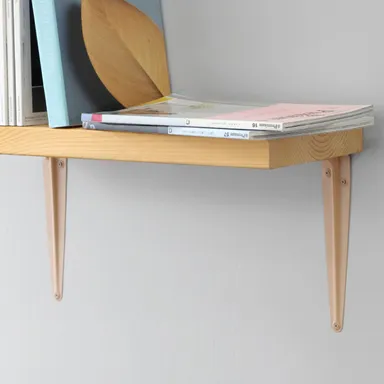 アイアン棚受けLLサイズと2×10材の本棚