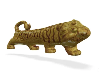 (3)十二支「寅」3D　Copyright(C) 2022 The Museum of Contemporary Ceramic Art Digital Archive, the Shigaraki Ceramic Cultural Park All Rights Reserved.