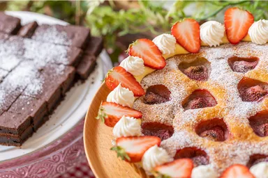 いちごの焼きタルト