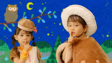 クレヨン画による温かみのあるイラスト