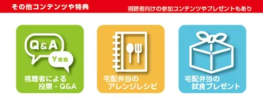 参加コンテンツやプレゼント