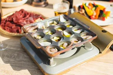 タコット　アウトドア　アヒージョ