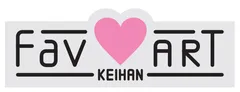▲年間アート企画 「Fav 　 ART　KEIHAN」ロゴ