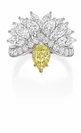 Eagle Yellow Diamond Ring