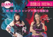 メインイベントはW.W.W.Dシングルチャンピオン選手権試合　チャンピオン野崎渚に佐藤綾子が挑戦する。