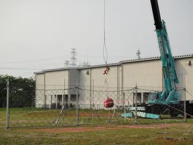 (写真1)実験の様子
