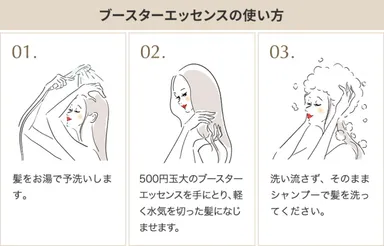 髪の“導入美容液”のようなイメージです