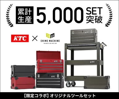 ＜累計生産5000セット突破＞