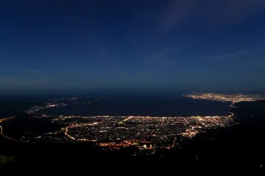 別府湾方面展望所から見た別府の夜景