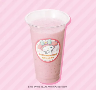 マイメロディのメロメロイチゴミルク