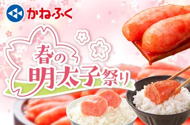 通販公式ストア限定の特別企画『春の明太子祭り』