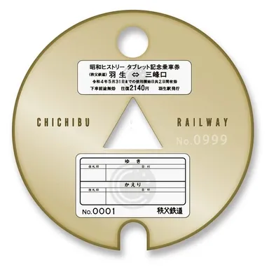 「昭和ヒストリー記念乗車券(第二弾)」　イメージ(3)