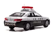 1/43 トヨタ クラウン ロイヤル (GRS210) 2019 沖縄県警察地域課渉外機動警ら隊車両 (渉1)：右後