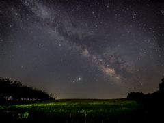 いすみ市から見える星空　撮影者：草原 学 氏