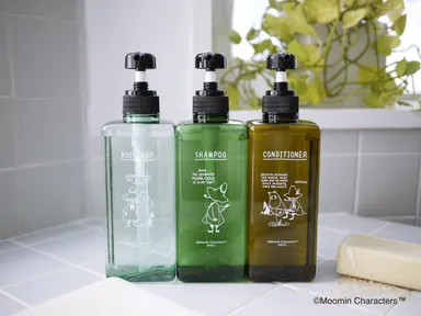ムーミントロール＆スナフキンローションボトル３Ｐｃｓ セット