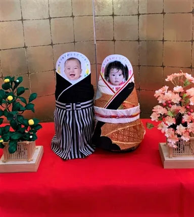 着物の体重米(新郎新婦セット) 4