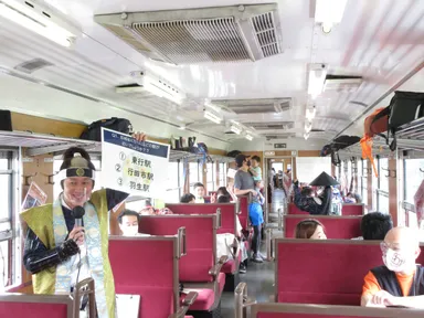 過去の「SL行田花手水号」の様子