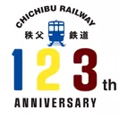 秩父鉄道創立123周年ロゴ　イメージ