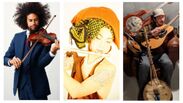 3種類の体感型アートイベントにはミュージシャンによるライブもあります。左からBobby Moses アドリエル -バイオリン奏者／MAKISAMA -旅するフルート奏者／兒玉峻 -弦楽器奏者