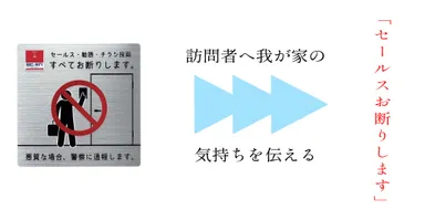 セールスお断り