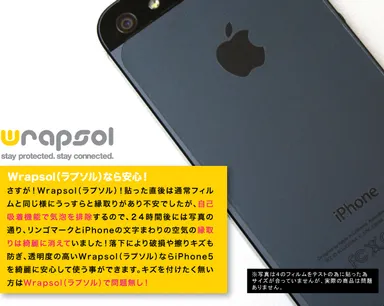 iPhone 5の背面対応