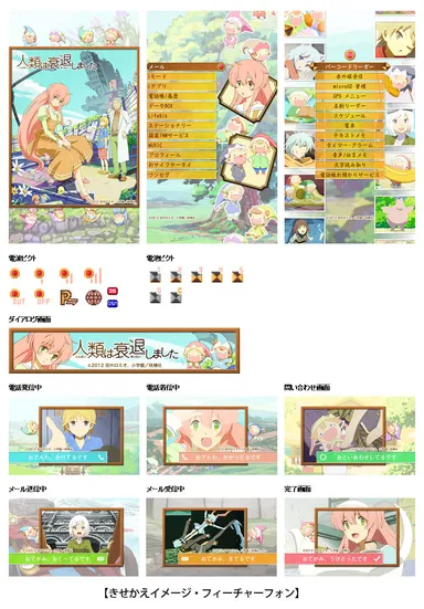 きせかえイメージ・フィーチャーフォン