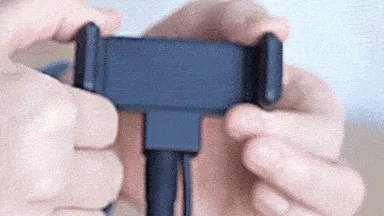 3in1充電ケーブル付きフレキシブルスタンドgif3