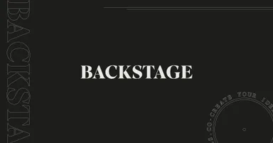 BACKSTAGE ロゴ