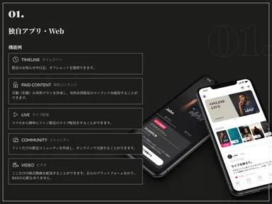 BACKSTAGE WEBアプリ