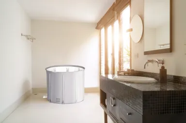 たためる水風呂＆サウナポンチョ 4