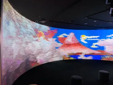 迫力満点の3D映像