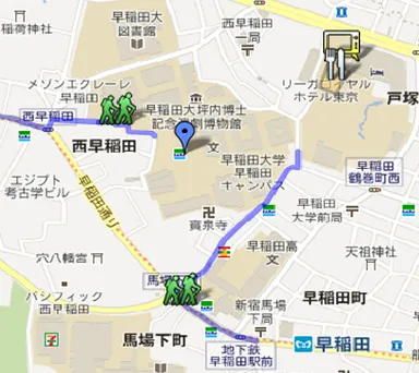 「キャンパスMAP」(早稲田大学)