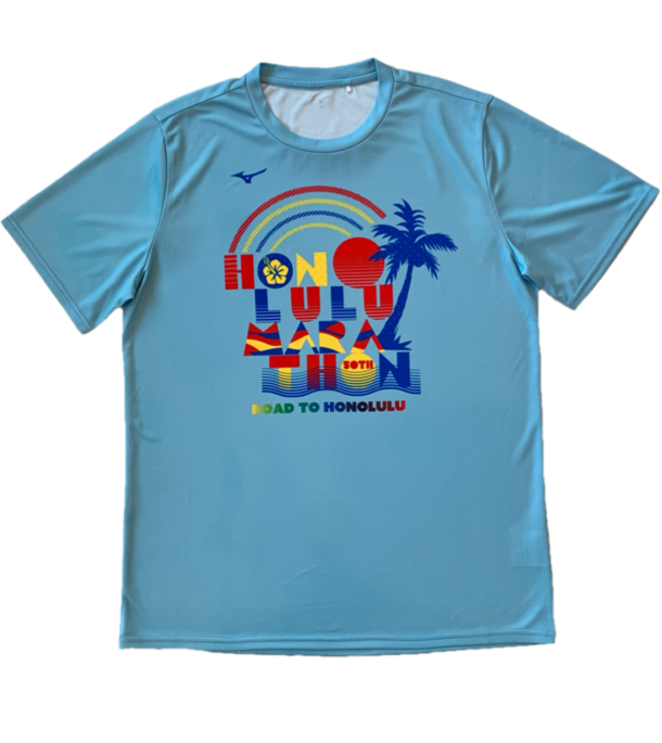 ホノルルを目指すトレーニングのモチベーションアップに！ホノルルマラソン2022 オフィシャルトレーニングTシャツ 4月15 日より5月10日まで、期間限定販売！｜ホノルルマラソン広報事務局のプレスリリース