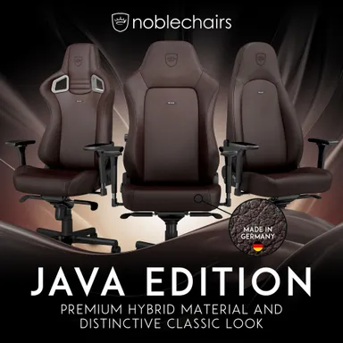noblechairs JAVA EDITION ジャワエディションを一般発売開始