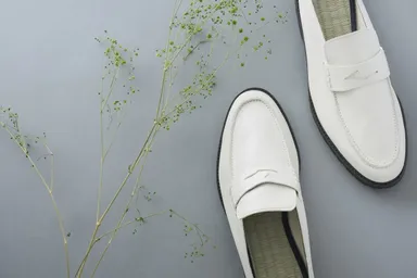 畳ローファースリッパ・ホワイト