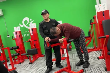 トレーニング　肩らく訓