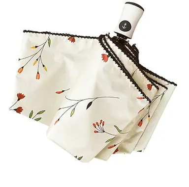 Magokoro／折りたたみ自動開閉花柄傘