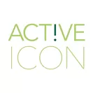 ACTIVE ICON ロゴ(白ベース)