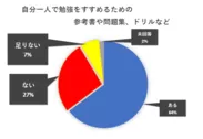 自分1人で勉強をすすめるための参考書や問題集、ドリルなど