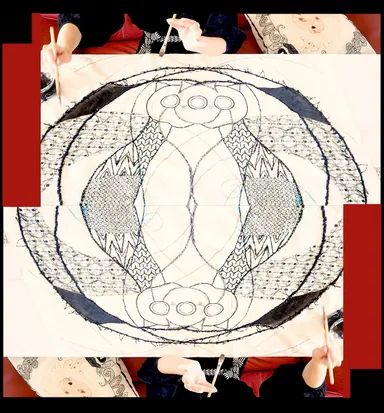 見えないものをみる。／制作風景