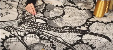 サムサラの森／制作風景